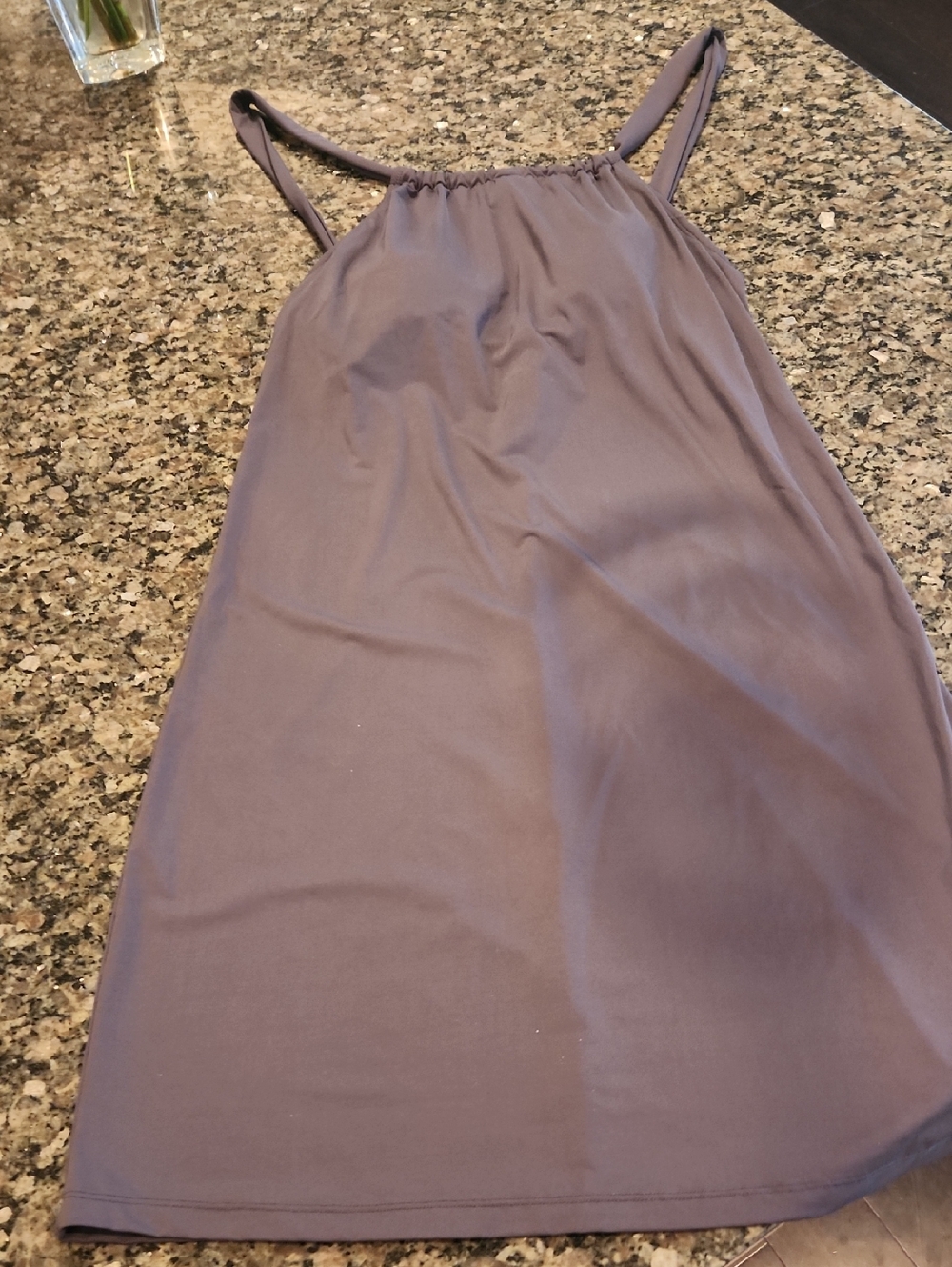 Athleta Sleeveless Lavender-Mauve Slip Dress